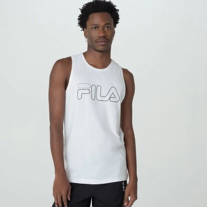 Regata Fila Letter Outline 1258804 Branco Chuteira Nike