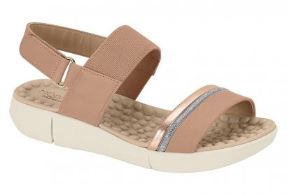 Sandalia Modare 7142.133.97534 7142.133.28090.97534 - Nude/Ouro
