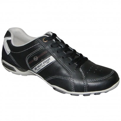 Tênis Masculino SapatÃªnis Couro West Coast Control CamurÃ§a