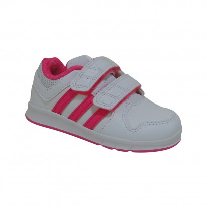 Tenis Adidas Trainer Infantil B40561 Branco/Rosa Chuteira
