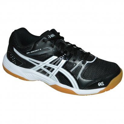 Tenis Asics Gel-rocket T001B 9001 Preto/branco Chuteira Nike