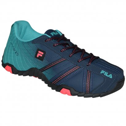 Tenis Fila Slant Summer 744790 Marinho/turquesa/rosa