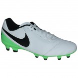 Chuteira Nike Tiempo Genio II Leather 819213 103 - Branco