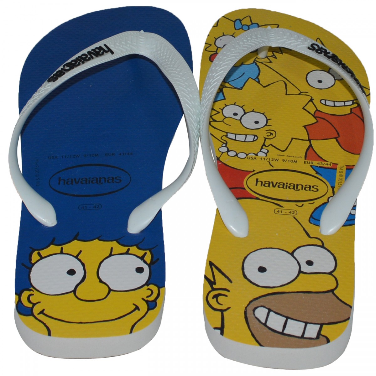 sandalias havaianas simpsons