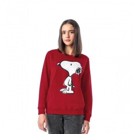 red snoopy moletom com capuz