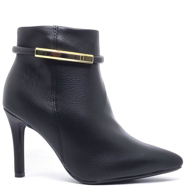 Ankle Boot Bota Com Saltinho Bota Salto Bota Feminina Ankle Boot