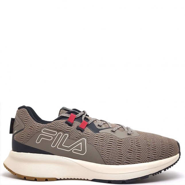 Tênis Masculino Fila Ride M Esportivo Oliva Preto e Vermelho F01TR00026 354