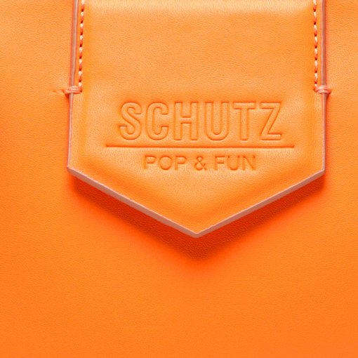Bolsa Clutch Vivi Crossbody Verão 2021 Schutz S500150588 - Laranja