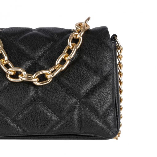 Bolsa Média Alça Corrente Luiza Barcelos 77770654 - Preto | Sapato