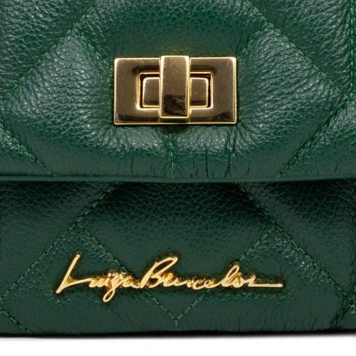 WALLET bag＋POCKET shoulder／ブラック×ネオングリーン Bolsa Média Alça Corrente Luiza Barcelos 77770654 - Verde | Sapato