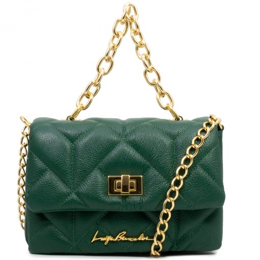 Bolsa Média Alça Corrente Luiza Barcelos 77770654 - Verde | Sapato