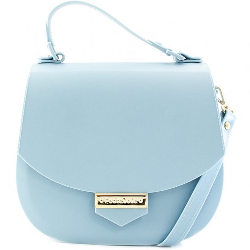 blue saddle bolsa