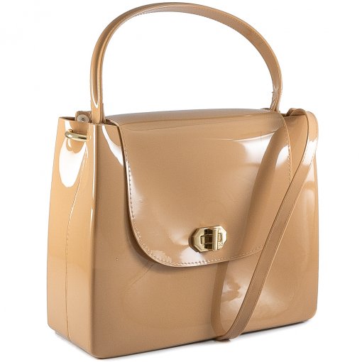 Bolsa Satchel Analu + Carteira Bubble Petite Jolie PJ10149 - Camel | Sapato  Show