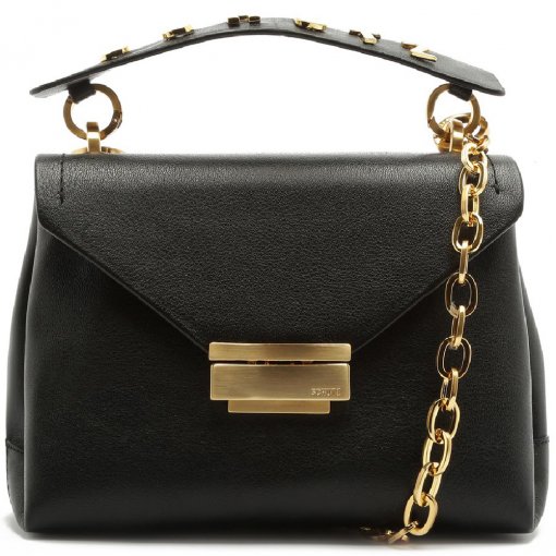Bolsa Tiracolo Luara Schutz S500181176 - Couro Preto | Sapato Show