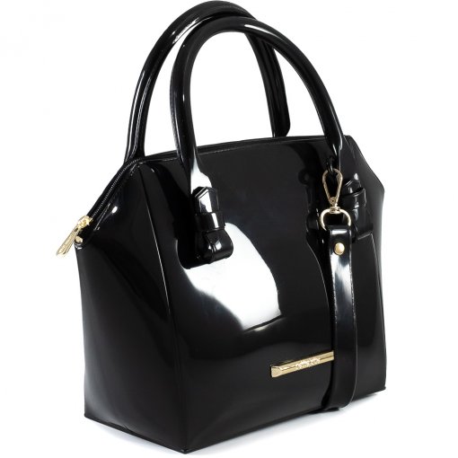 next black tote bolsa
