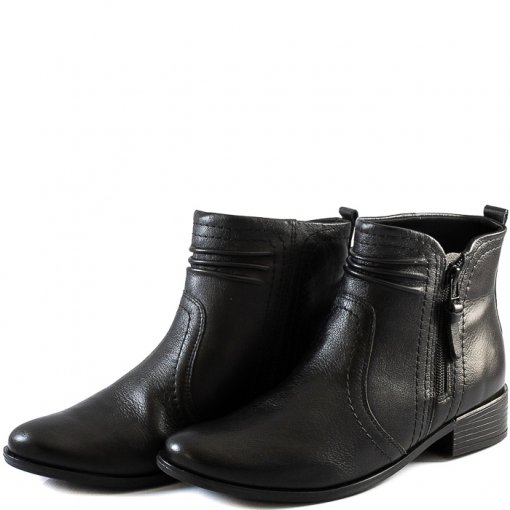 Bota Feminina Em Couro Inverno Ramarim Total Comfort 2053101