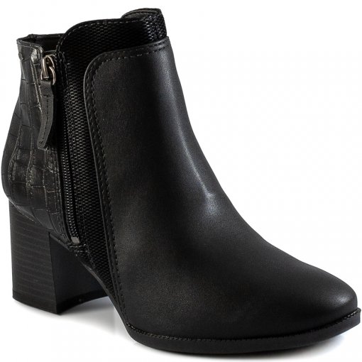 Bota Feminina Salto Bloco Croco Inverno 2021 Dakota G2803