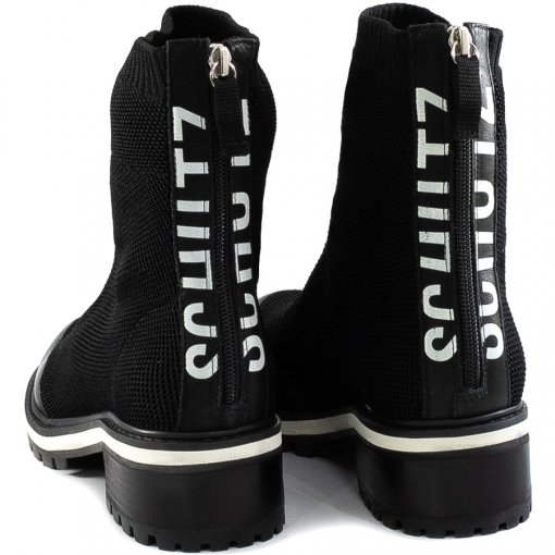 Bota Knit Tratorada Salto Bloco Inverno Schutz S2063600062