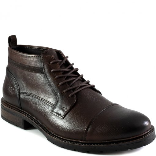 Bota Masculina Garage Astro Em Couro Democrata 301102 Mouro