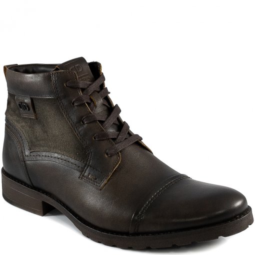 Bota Masculina Tratorada Stroke Democrata 058118 - Carvao