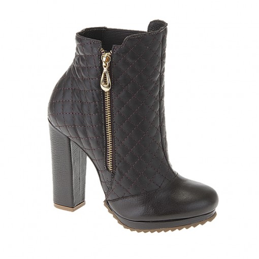 Botinha Salto Grosso Bonnie\u0026Clyde - 540 - | Sapato Show