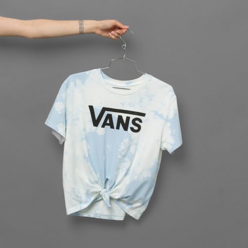 Camiseta Feminina Hypno Script BF Knot Tye Dye Vans V470270357