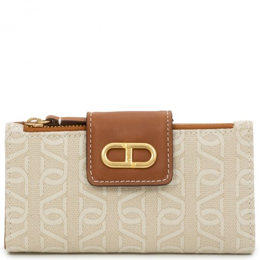 Carteira Feminina Chainz Grande Schutz S460580347 - Natural/Sela