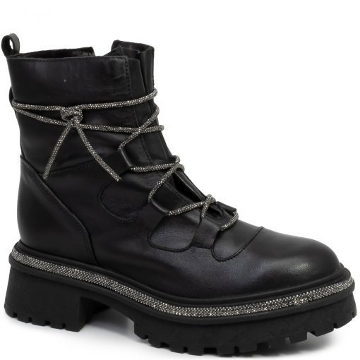 Coturno Feminino Tratorado Brilho Sapato Show C245