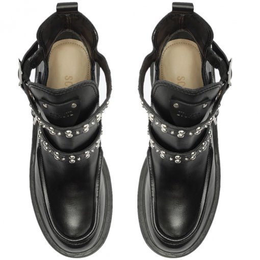 Coturno Aberto Tiras com Tachas e Fivelas Schutz S214330021