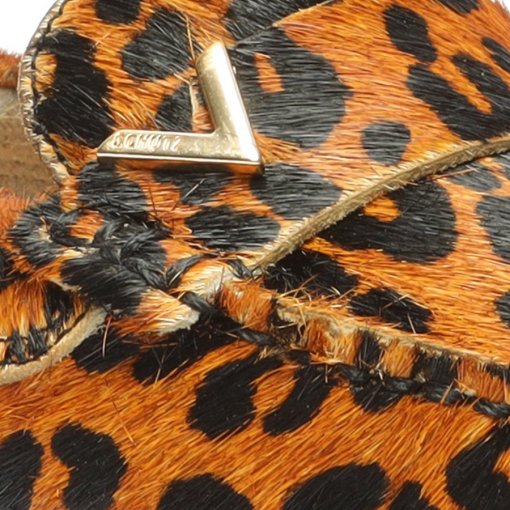 Mocassim Feminino Corrente Onça - Schutz - Animal Print - Shop2gether