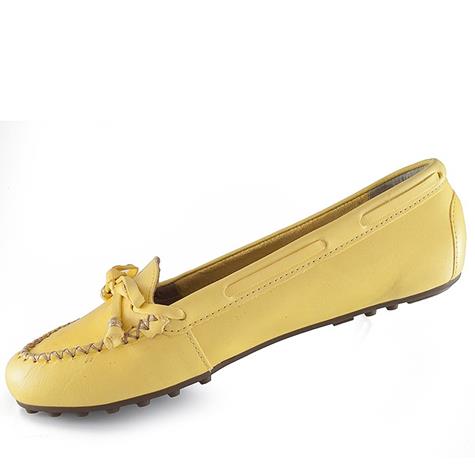 mocassim feminino cravo e canela