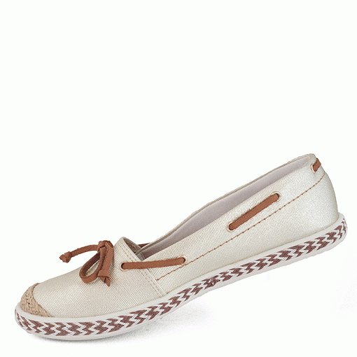 mocassim feminino cravo e canela