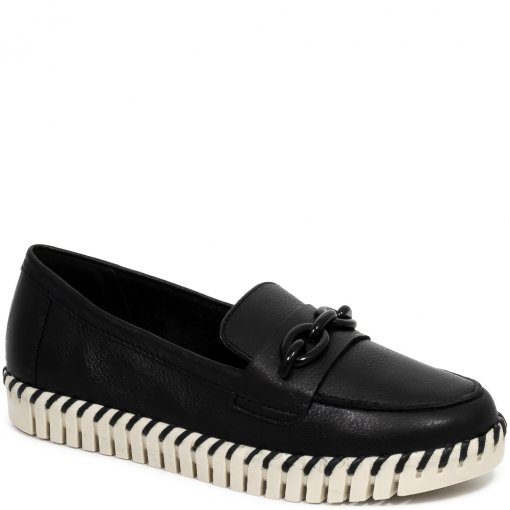 Mocassim Feminino Twister Bottero 354322 - Preto | Sapato Show