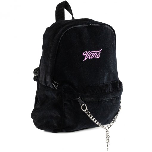 Mochila Better Together Forever Mini Vans VN0A5DR6BLK Veludo Preto Sapato Show
