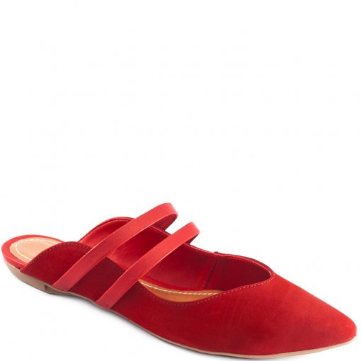 Mule Couro Com Tiras Bottero 292607