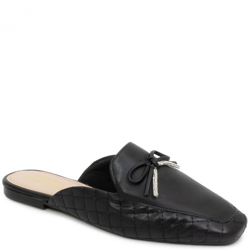 Mule Feminino Lacinho Matelassê Sapato Show 8214i2415357 - Preto