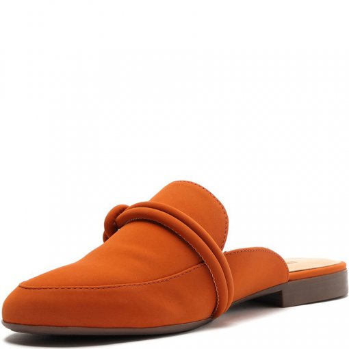 Mule Mocassim Feminino Com Nó Verão 2022 Anacapri C300750082 - Ferrugem |  Sapato Show