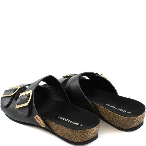 Rasteira Birken Fivelas Verão 2020 Bottero 311401 Preto Sapato
