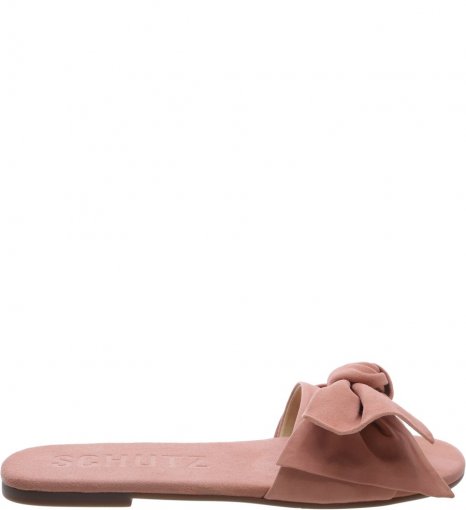 Rasteira Sweet Laço branca Schutz | Maria Linda OnlineMaria Linda Online