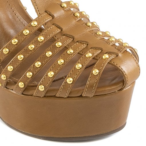 Sandália Anabela Bold Retrô Studs Summer 21 Schutz S031390404