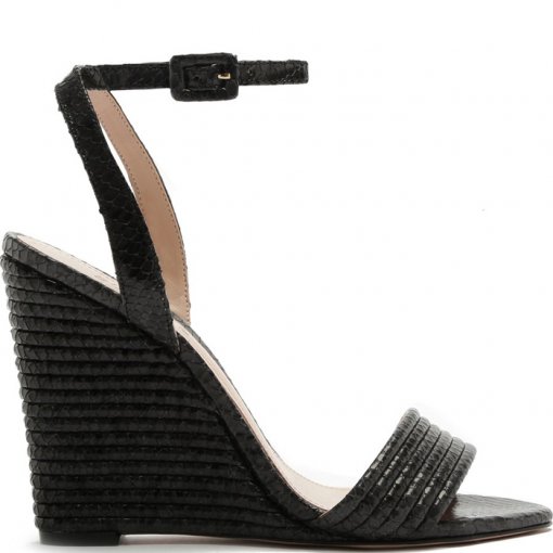 Sandália Anabela Python Textures Schutz S013810153 - Snake Cinza | Sapato  Show