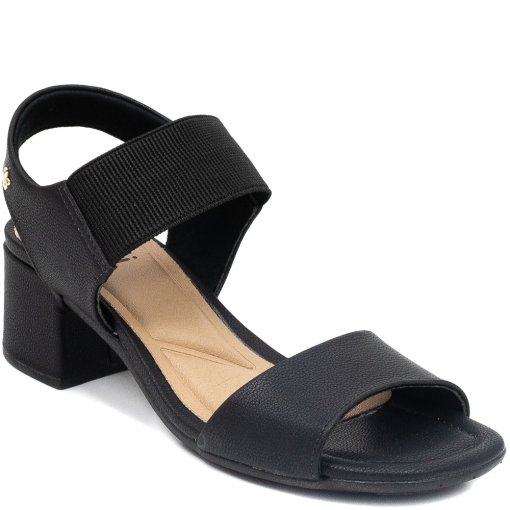 Sandália Feminina Salto Bloco Confortável Softli 1001910086