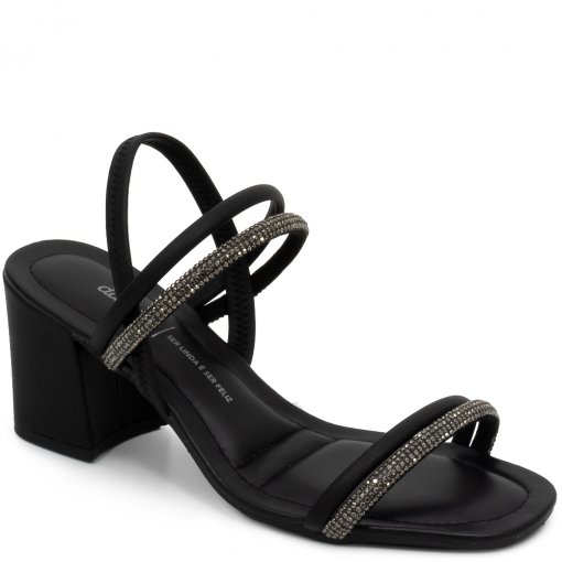 Sandália Feminina Salto Bloco Dakota Y6875