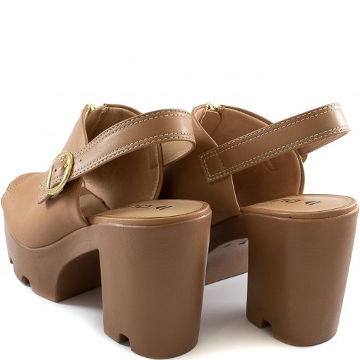 Sandália Tratorada Salto Bloco 2020 Quiz 67-55522 Antique