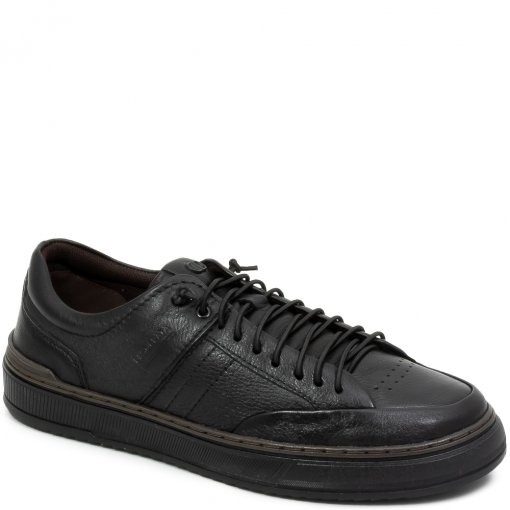 Sapatênis Masculino Democrata Denim Sapatenis Democrata Preto