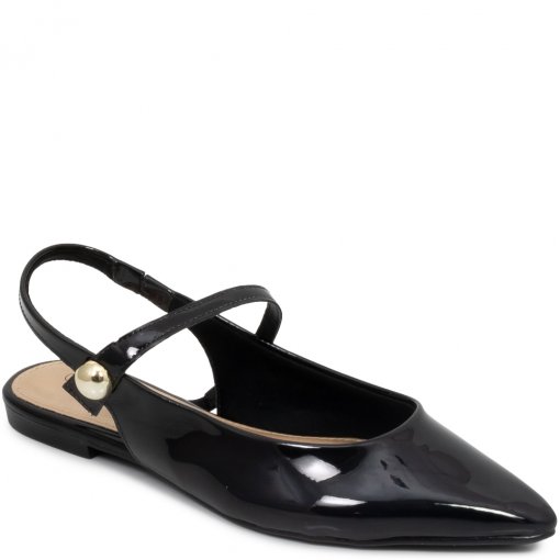 Sapatilha Boneca Slingback Bico Fino Via Uno 866061