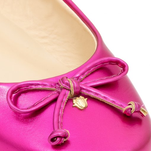 Bico Redondo Shoestock Sapatilhas Sapatilha Feminina Lacinho Bico Redondo My Shoes L850990005 Metalizado  Verde Sapato Show