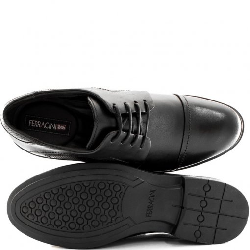 Sapato Social Bolonha Ferracini 4556480 - Preto | Sapato Show
