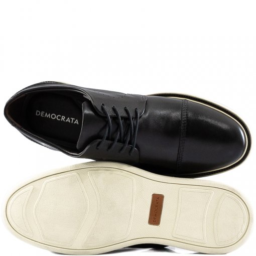Sapato Vazado Masculino Metropolitan Bay Democrata 273101 - Preto | Sapato  Show