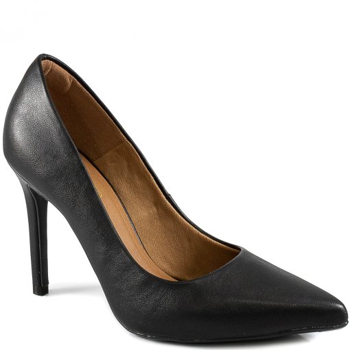 Comprar Salto Alto De Tacão Fino Preto | MARYPAZ